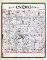 Van Buren Township Township, Dentons, Belville, Rawsonville, Wayne County 1876 with Detroit